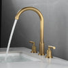 3 Hole Waterfall Faucet Water Tap Antique Bathroom Sink Faucet