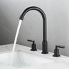 3 Hole Waterfall Faucet Water Tap Antique Bathroom Sink Faucet