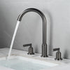 3 Hole Waterfall Faucet Water Tap Antique Bathroom Sink Faucet