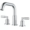 3-Hole Widespread Basin Faucet Bathroom Sink Water Mixer Tap Faucet