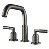 3-Hole Widespread Basin Faucet Bathroom Sink Water Mixer Tap Faucet