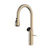 3 Modes Kitchen Faucet Brass LED Temperature Display Water Mixer Tap