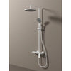 3-Way Brass Rainfall Shower System Bathroom Faucet with Hand Shower