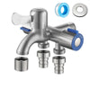 Stainless Steel Multifunction Faucet Diverter Water Washing Machine Tap