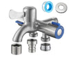 Stainless Steel Multifunction Faucet Diverter Water Washing Machine Tap