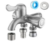 Stainless Steel Multifunction Faucet Diverter Water Washing Machine Tap