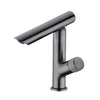 360 Degree Bathroom Faucet Black Single Handle Cold and Hot Water