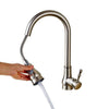 360 Degree Rotation Deck Mounted Pull Out Kitchen Faucet