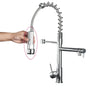 360 Degree Rotation Kitchen Faucet Dual Sprayer Swivel Spout Kitchen Faucet