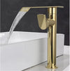 360° Rotating Waterfall Bathroom Faucet Brass Hot Cold Basin Mixer Tap