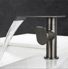 360° Rotating Waterfall Bathroom Faucet Brass Hot Cold Basin Mixer Tap