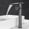 360° Rotating Waterfall Bathroom Faucet Brass Hot Cold Basin Mixer Tap