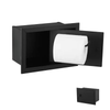 Recessed Toilet Paper Holder Stainless Steel Wall Tissue Storage Box