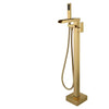Freestanding Bathtub Faucet Waterfall Tub Faucet with Hand Shower