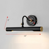 Copper Mirror Headlight E14 Dual Bulb Design LED Wall Light