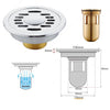 4 inch Round Deodorant Floor Drain Bathroom Dual-use Floor Drain