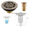 4 inch Round Deodorant Floor Drain Bathroom Dual-use Floor Drain