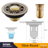 4 inch Round Deodorant Floor Drain Bathroom Dual-use Floor Drain