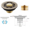 4 inch Round Deodorant Floor Drain Bathroom Dual-use Floor Drain