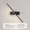 Modern LED Wall Light Rotatable Bathroom Mirror Lamp Lighting Fixture