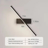 Aluminum Rotatable LED Wall Mirror Bathroom Lights, Wall Mounted Light