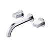 Concealed Wall Mounted Brass Basin Faucet Dual Handle Basin Mixer Tap