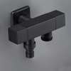G1/2 Brass Angle Valve Dual Outlet Washing Machine Faucet Water Stop