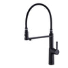 Pull Down Kitchen Sink Faucet Water Mixer Tap with Dual Spout Deck Faucet
