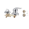 Concealed Multi-Way Screw and Intubation Brass Shower Mixer Faucet Tap