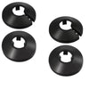 4pcs Radiator Pipe Collar Covers Snap-On Faucet and Valve Pipe Cover