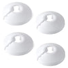 4pcs Radiator Pipe Collar Covers Snap-On Faucet and Valve Pipe Cover