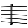 5-Bar Electric Towel Warmer Rack Stainless Steel Heated Towel Holder