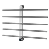 5-Bar Electric Towel Warmer Rack Stainless Steel Heated Towel Holder