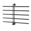 5-Bar Electric Towel Warmer Rack Stainless Steel Heated Towel Holder