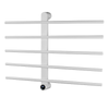 5-Bar Electric Towel Warmer Rack Stainless Steel Heated Towel Holder