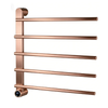 5 Rods Stainless Steel Electric Heated Towel Rack with Touch Control