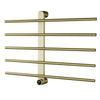 5 Rods Stainless Steel Temperature Control Electric Heated Towel Rack