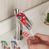 Smart LED Sensor Bath Sink Faucet Automatic Touchless Brass Mixer Tap