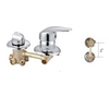 Concealed Multi-Way Screw and Intubation Brass Shower Mixer Faucet Tap