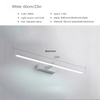 Modern Aluminum LED Bathroom Mirror Wall Lamp Wall Lighting Fixture