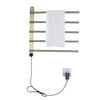 Built-In Timer Bathroom Towel Warmer Stainless Steel Heated Towel Rack
