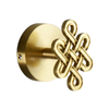 Gold Wall-Mounted Steel Hooks Bathroom Bedroom Door Towel Coat Hanger