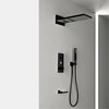 Shower Set With Led Digital Display Design Wall Mounted Bathroom Faucet