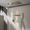 Luxury Brass Embedded Ceiling Thermostatic Shower System Bathroom Mixer