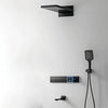 LED Digital Display Design Wall Mounted Dual Control 4-function Tap
