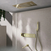 Luxury Brass Embedded Ceiling Thermostatic Shower System Bathroom Mixer