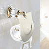 Bathroom Towel Shelf Gold Finished Bath Toilet Bathroom Accessories