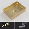 Luxury Bathroom Sink Stainless Steel Countertop Sink Nordic Wash Basin