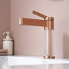 Acrylic and Brass Bathroom Basin Sink Faucet Hot Cold Water Mixer Tap