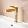 Acrylic and Brass Bathroom Basin Sink Faucet Hot Cold Water Mixer Tap